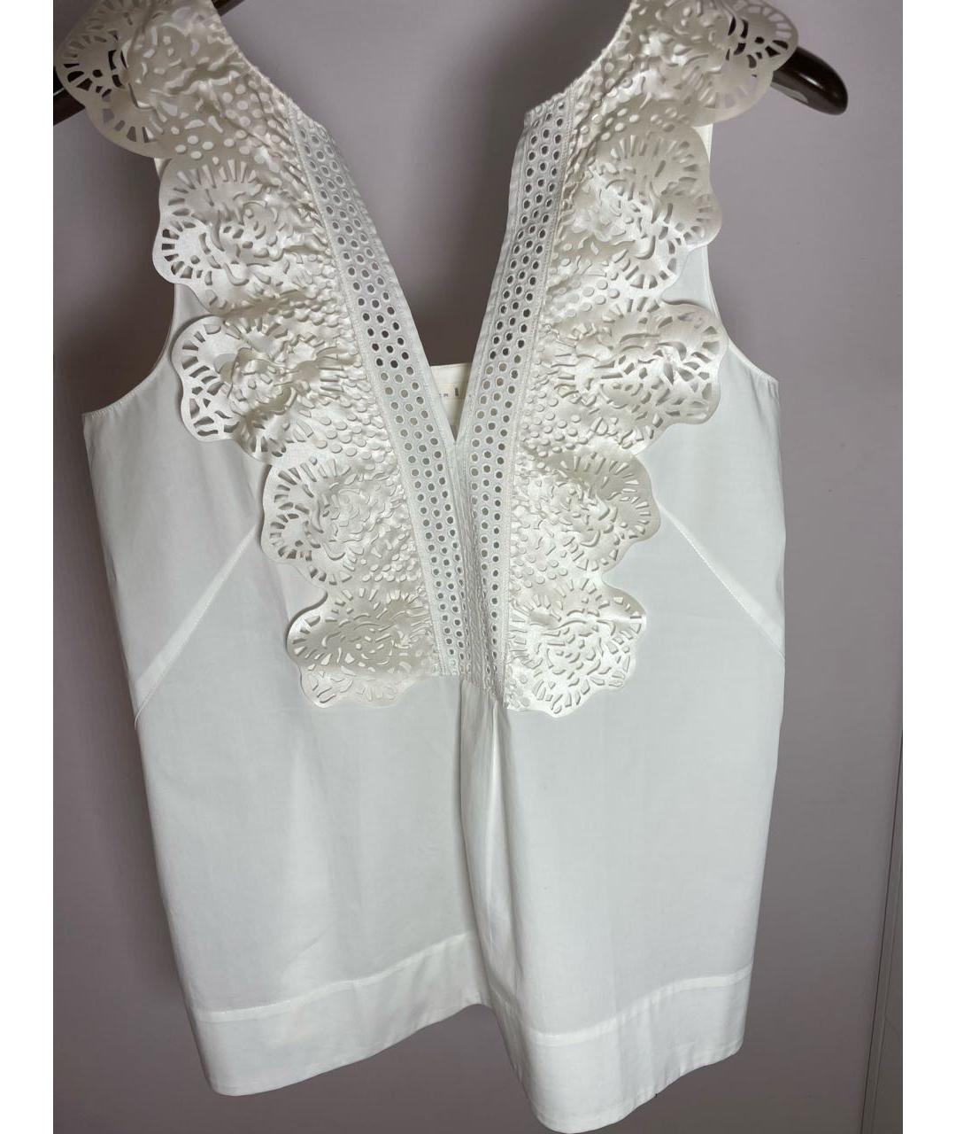 DOROTHEE SCHUMACHER Белая хлопковая блузы, фото 6