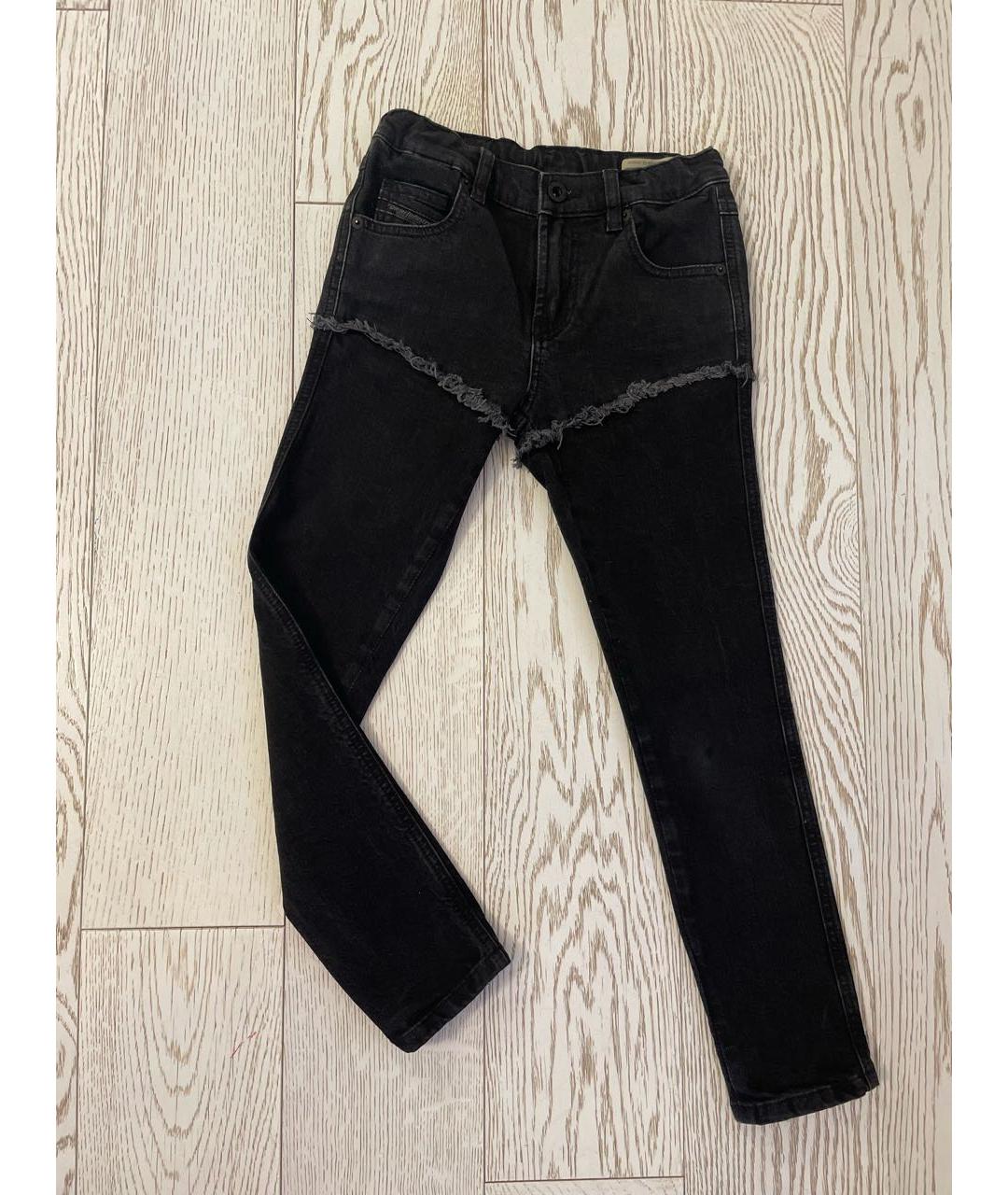 DIESEL KIDS Черные хлопковые детские джинсы, фото 8