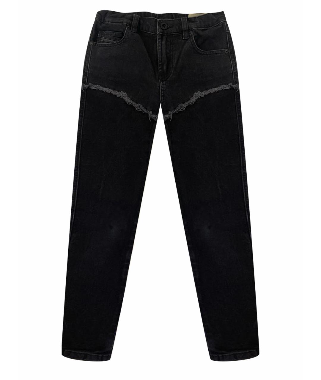 DIESEL KIDS Черные хлопковые детские джинсы, фото 1