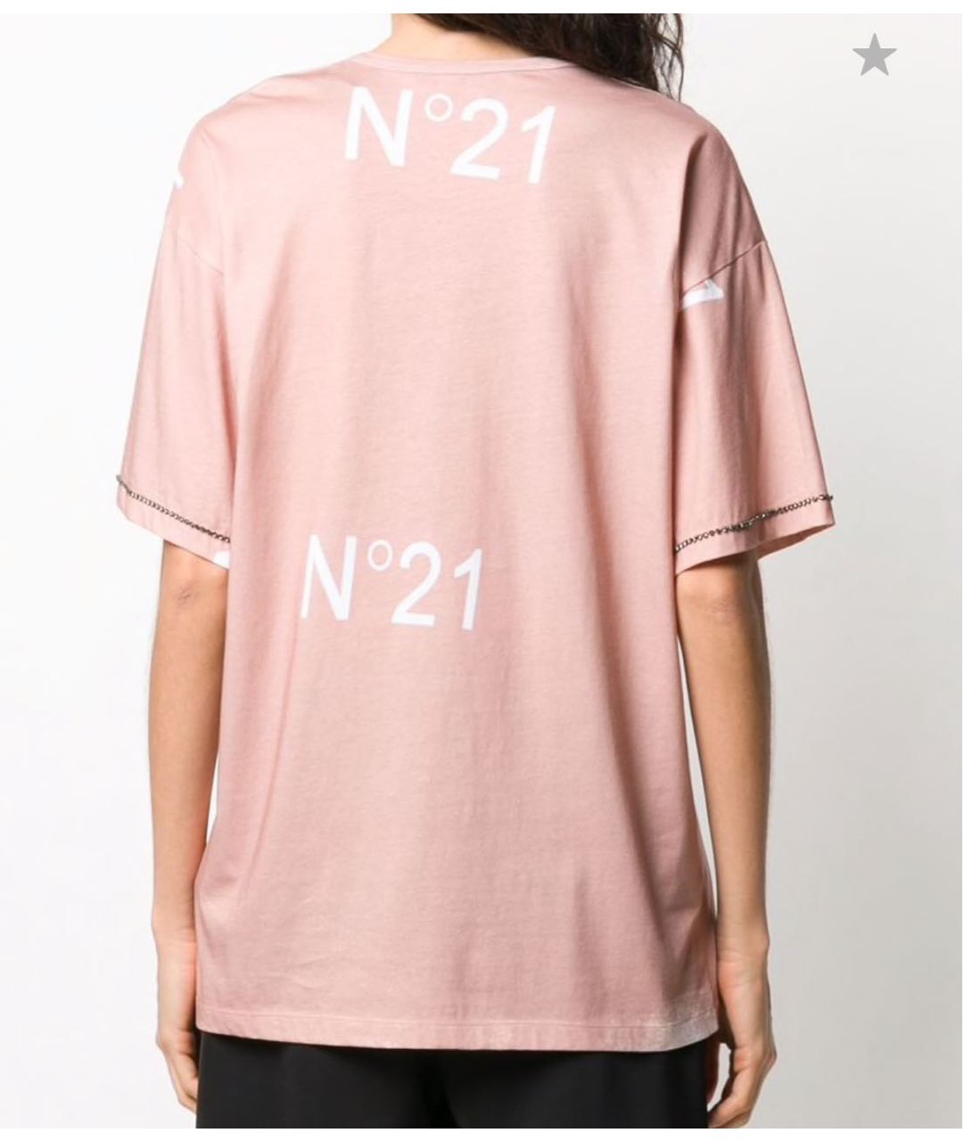 NO. 21 Бежевая хлопковая рубашка, фото 3