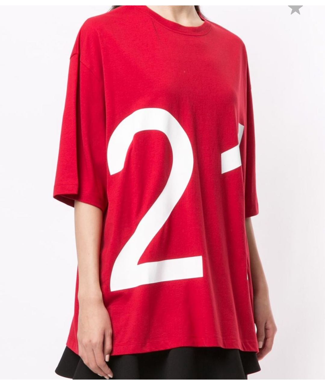 NO. 21 Красная хлопковая рубашка, фото 2