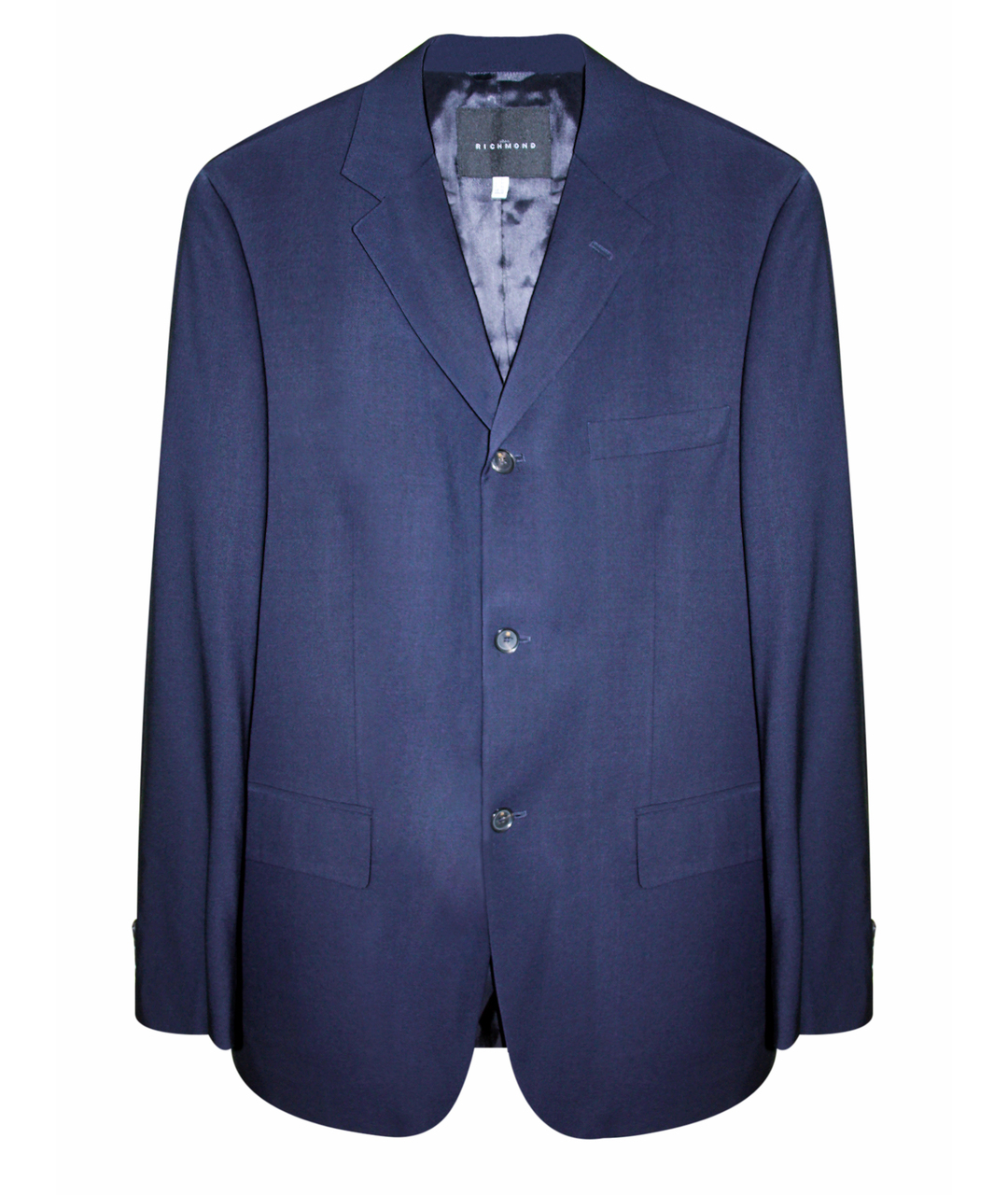 JOHN RICHMOND Синий шерстяной пиджак, фото 1