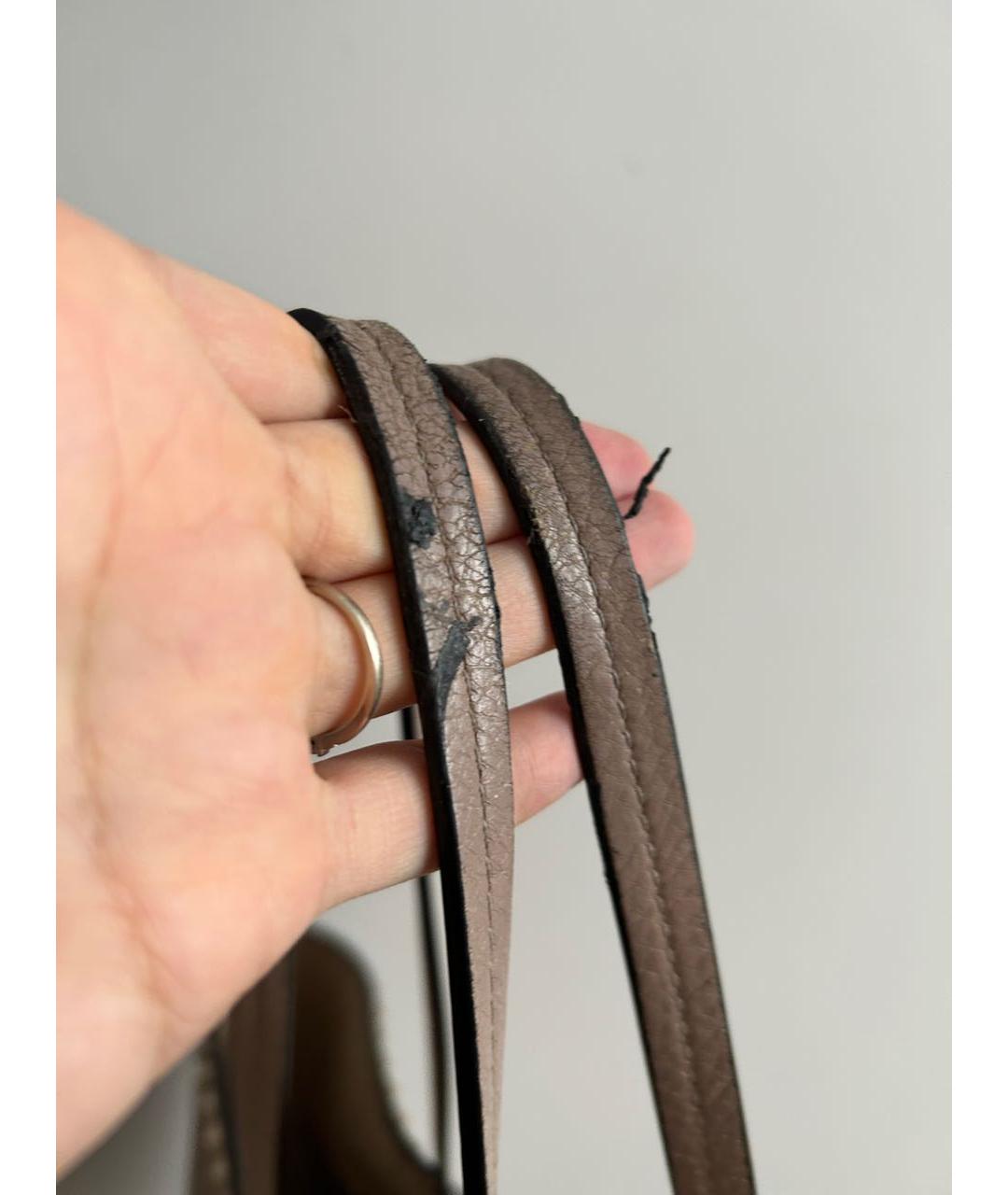 VALENTINO Розовая кожаная сумка тоут, фото 5