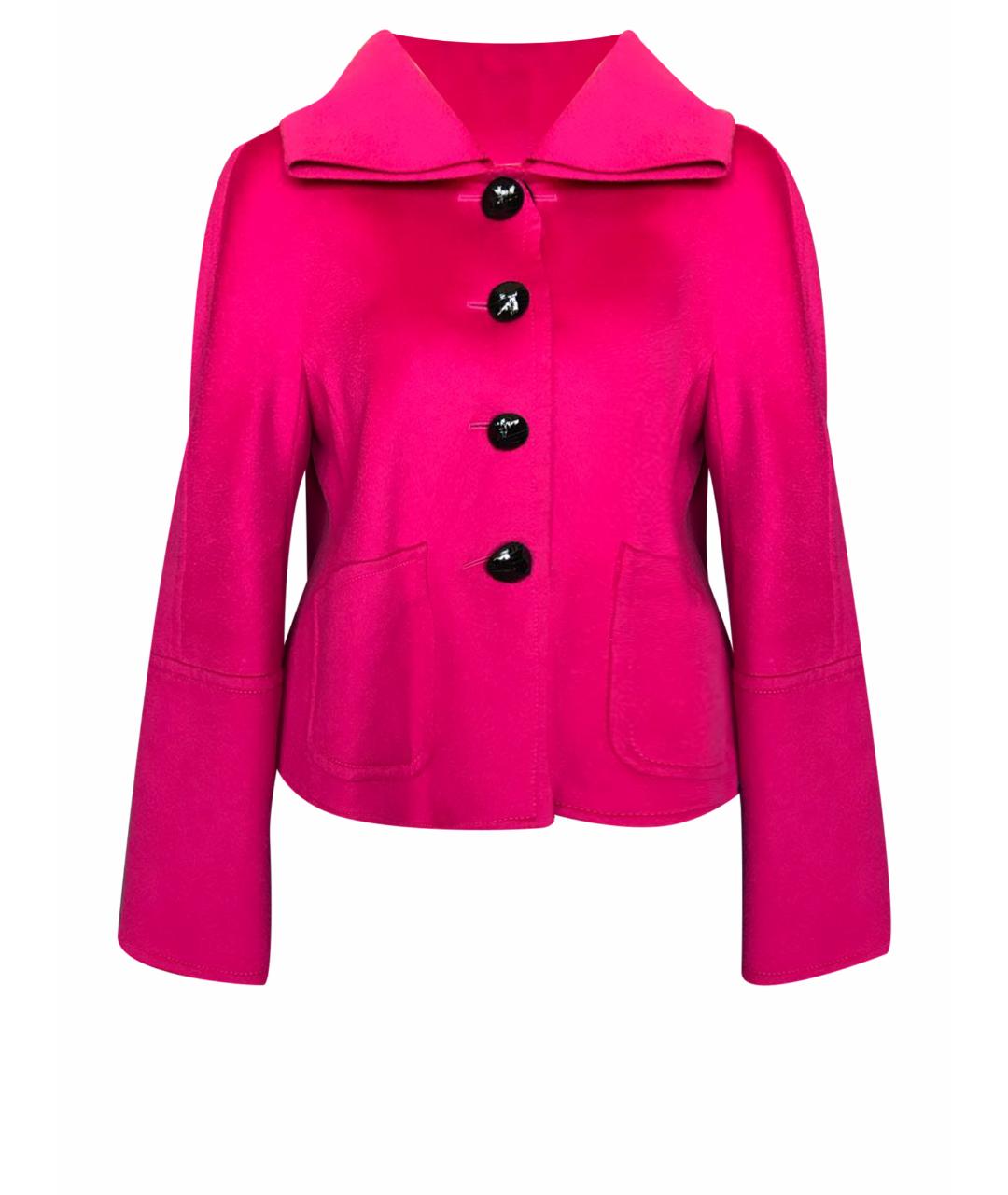 ESCADA Розовое кашемировое пальто, фото 1