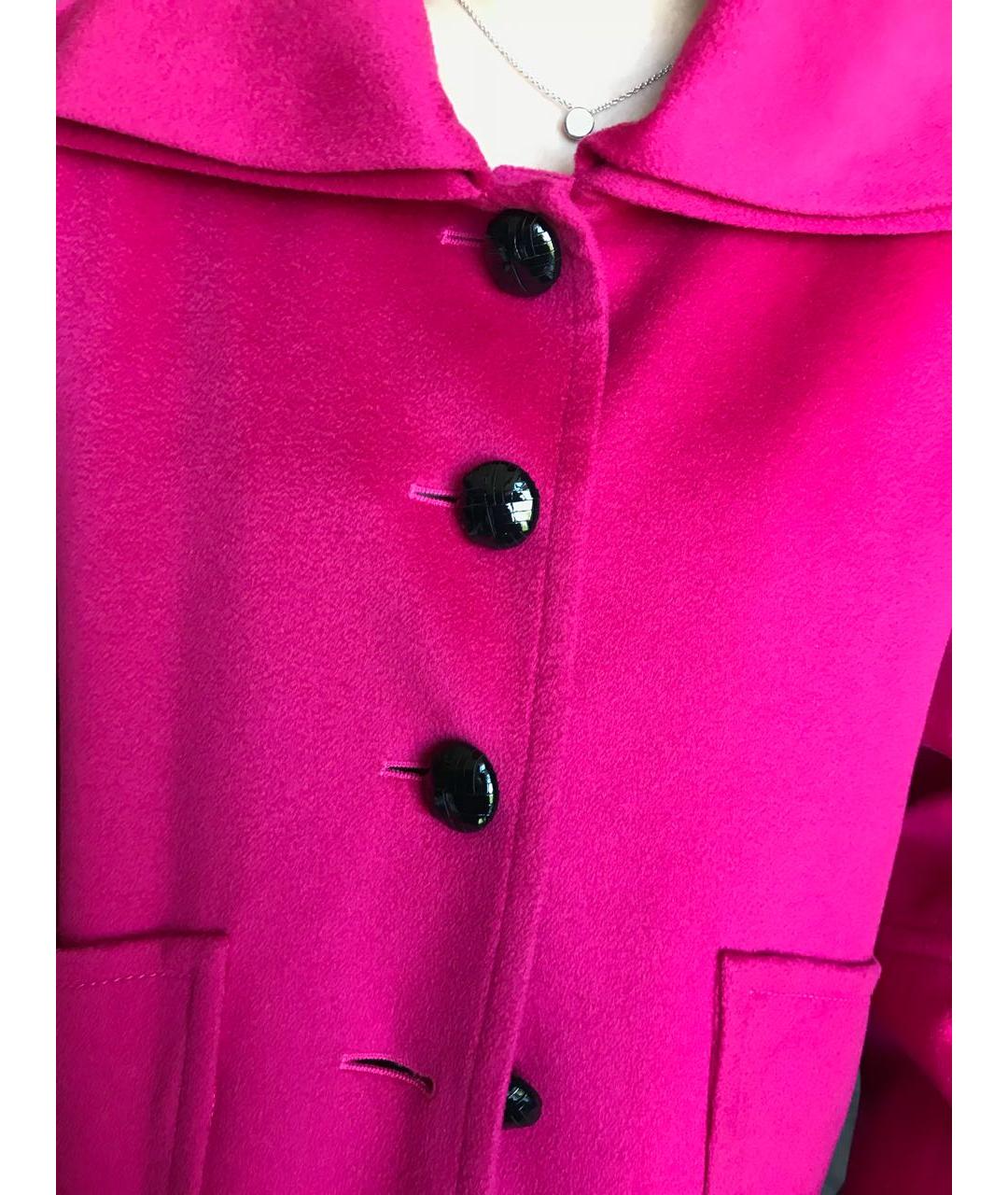 ESCADA Розовое кашемировое пальто, фото 4