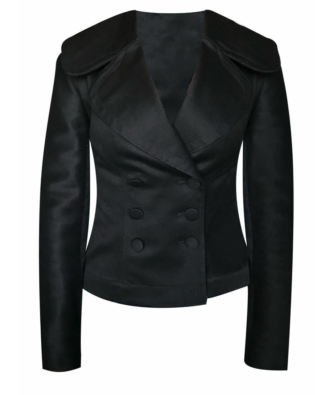 ALAIA Черный хлопковый жакет/пиджак, фото 1