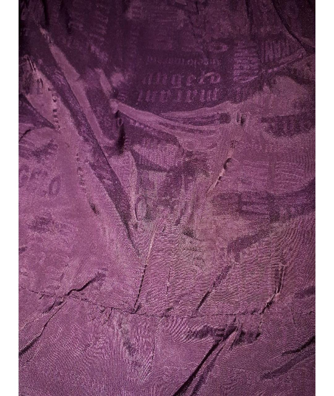 ANGELO MARANI Фиолетовый полиэстеровый пуховик, фото 9
