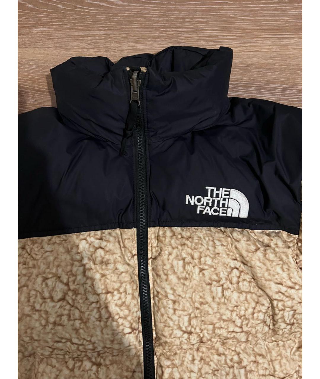 THE NORTH FACE Бежевый пуховик, фото 4