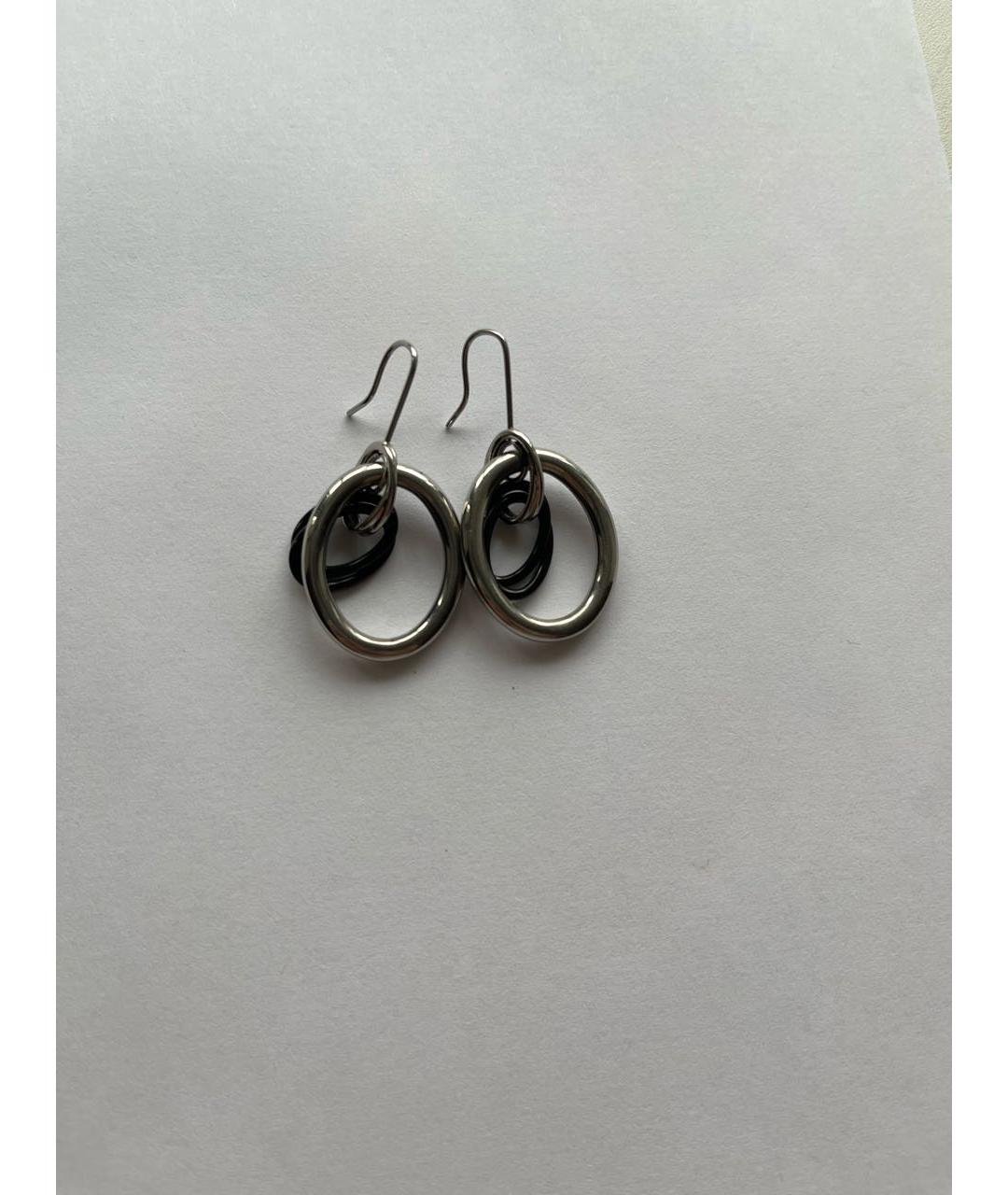 CALVIN KLEIN Серебряные металлические серьги, фото 2