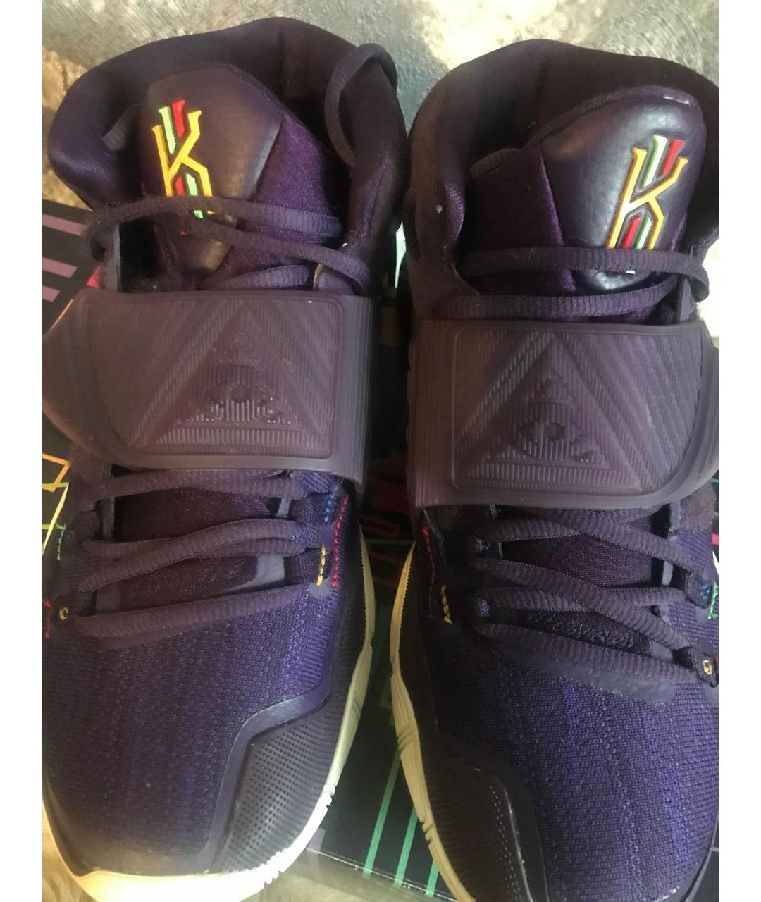 NIKE Фиолетовые высокие кроссовки / кеды, фото 2