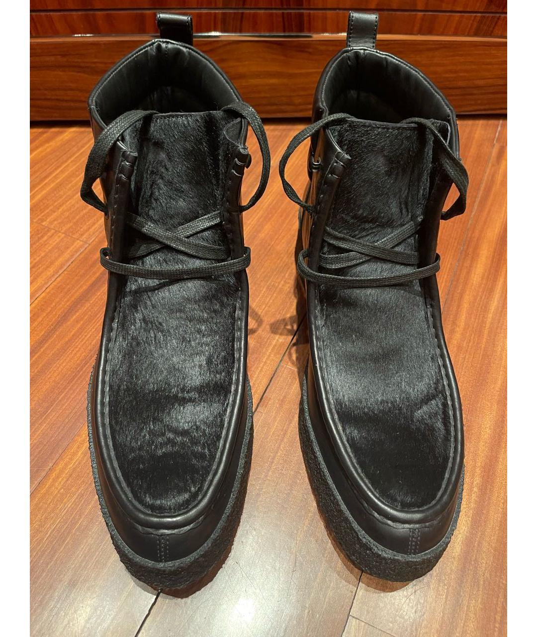 BOTTEGA VENETA Черные кожаные туфли, фото 3