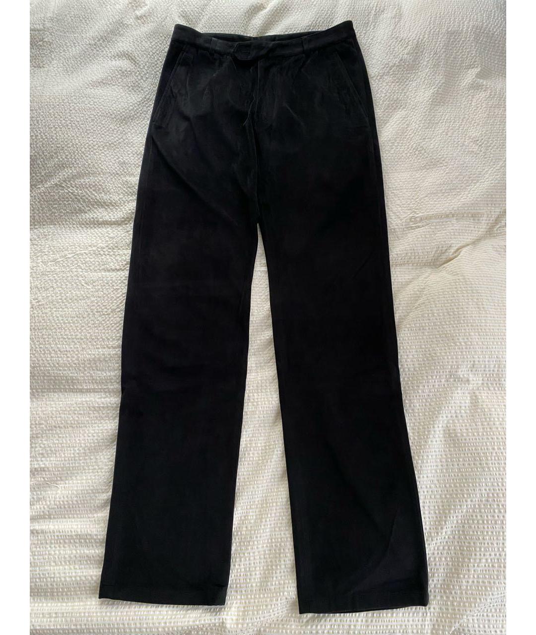 ARMANI COLLEZIONI Черные повседневные брюки, фото 4