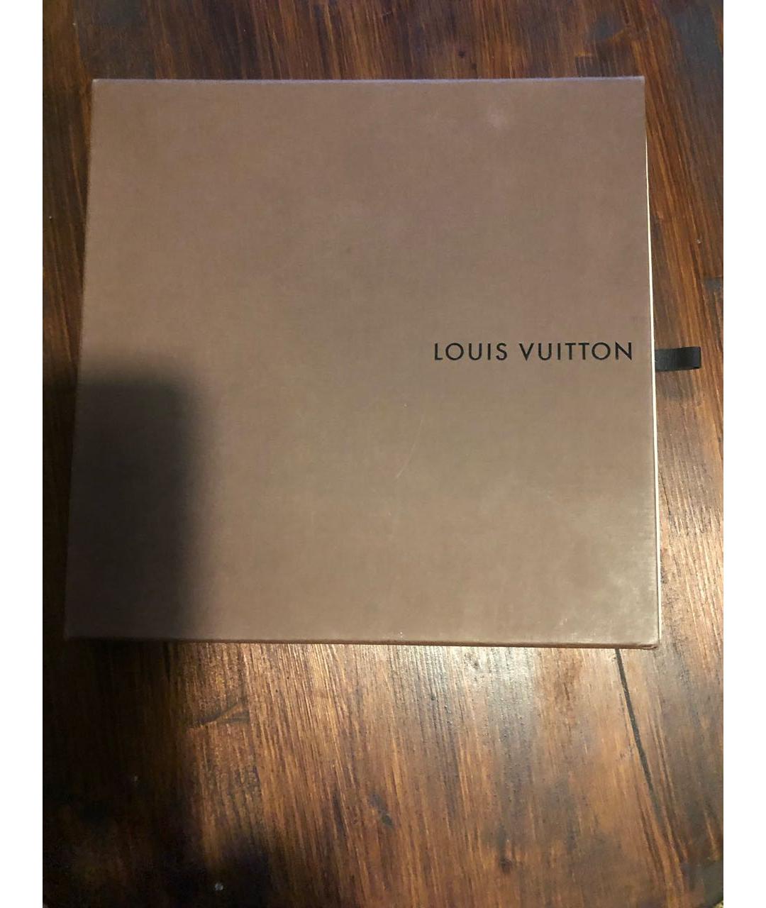 LOUIS VUITTON Бежевый шерстяной платок, фото 4