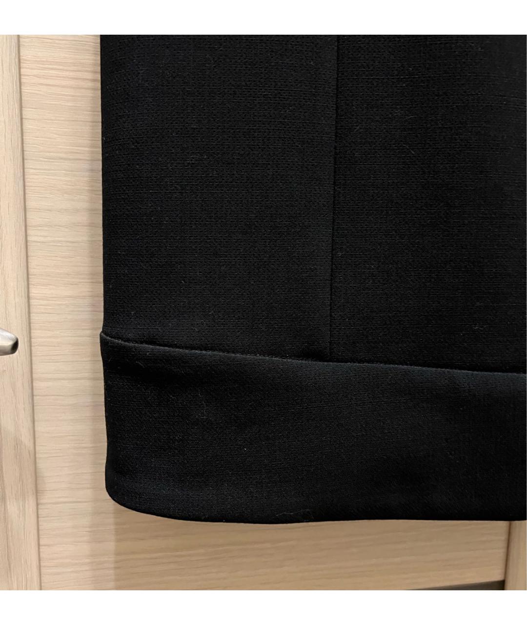 ALBERTA FERRETTI Черное шерстяное коктейльное платье, фото 5