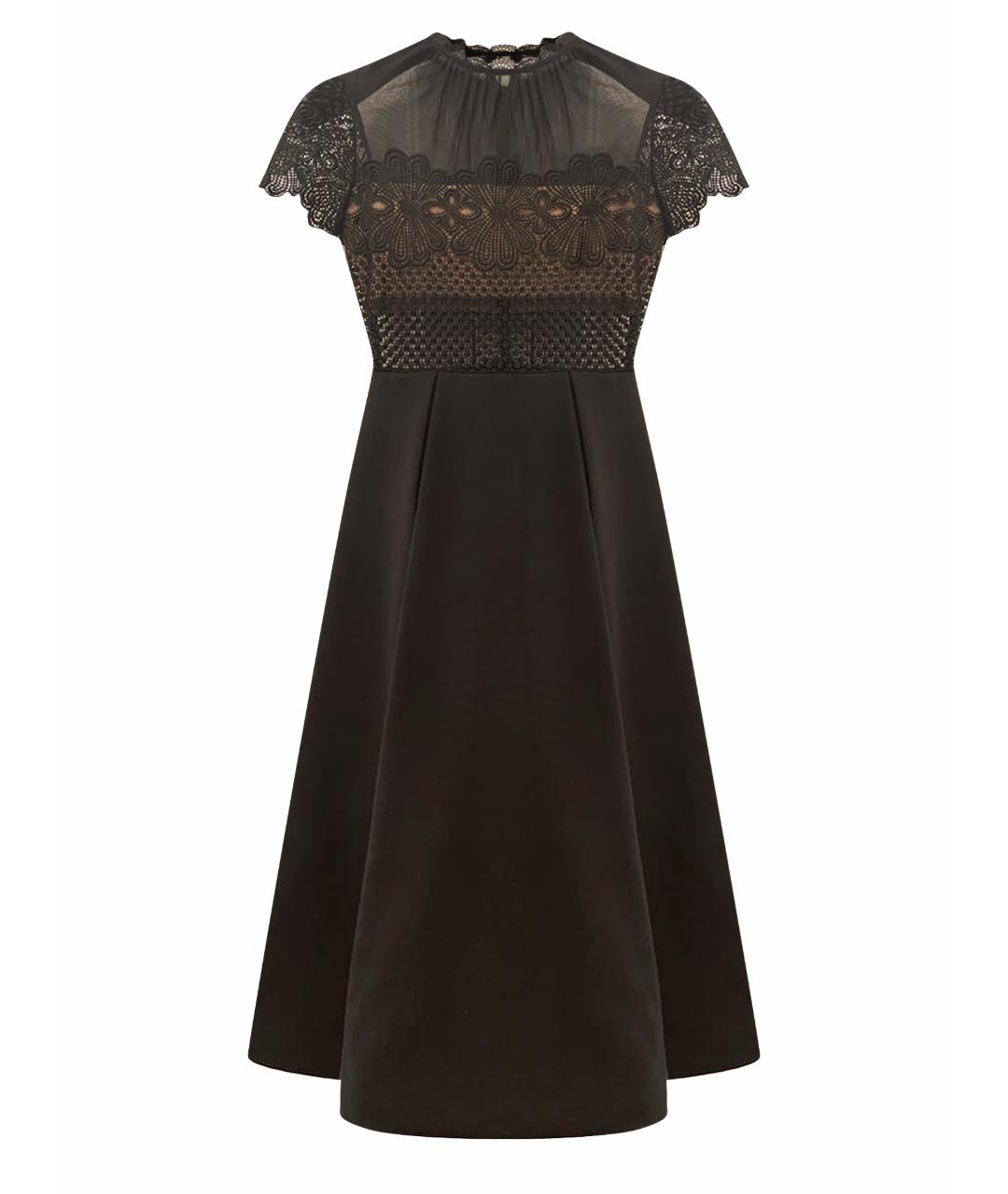 SELF-PORTRAIT Черное коктейльное платье, фото 1