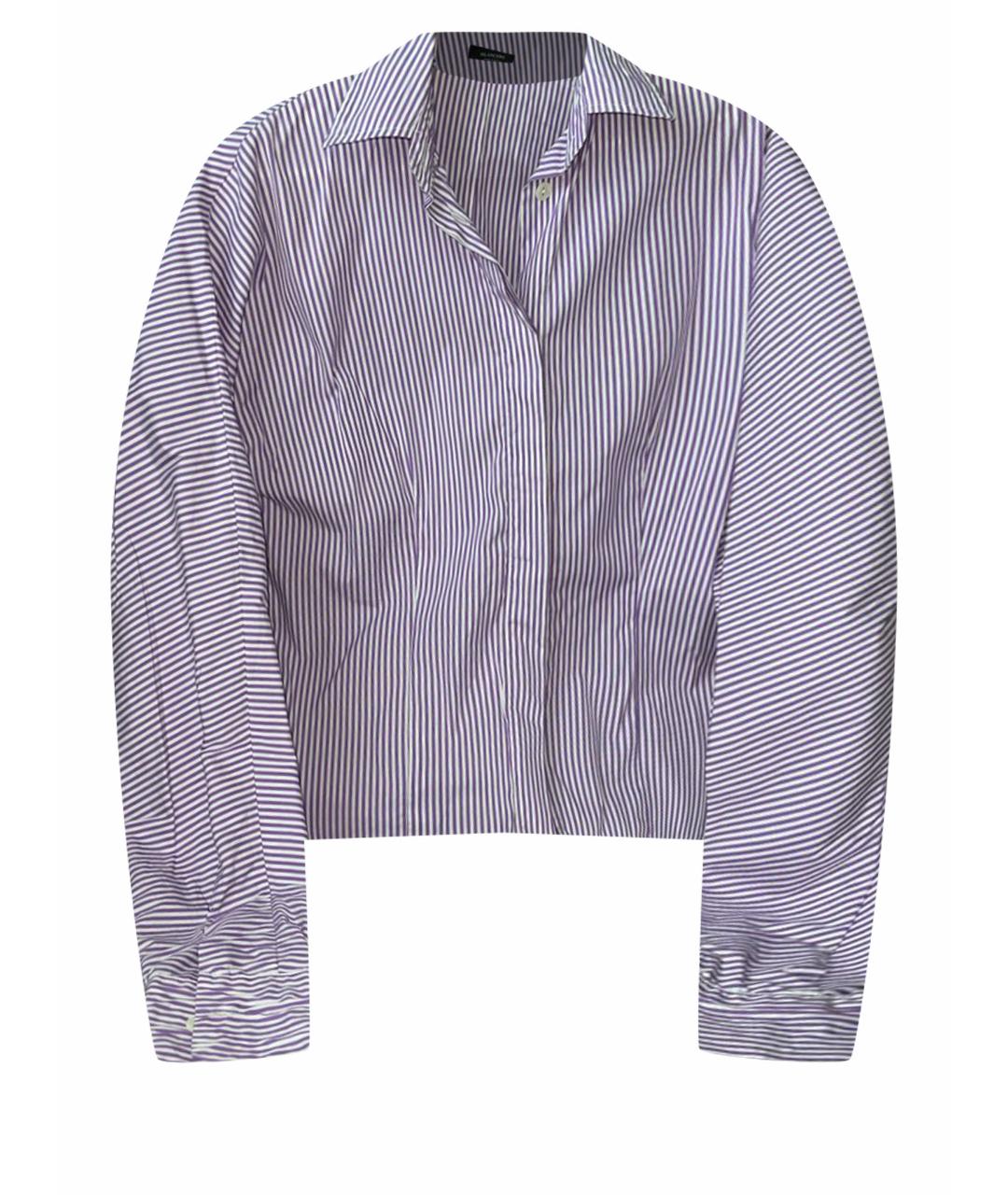 BILANCIONI Фиолетовая хлопковая рубашка, фото 1