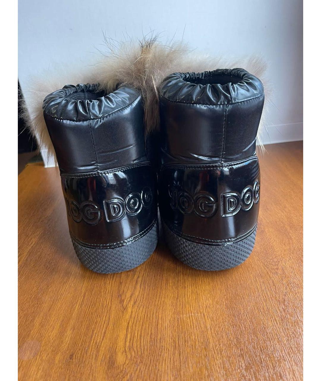 JOG DOG Черные ботинки из лакированной кожи, фото 3