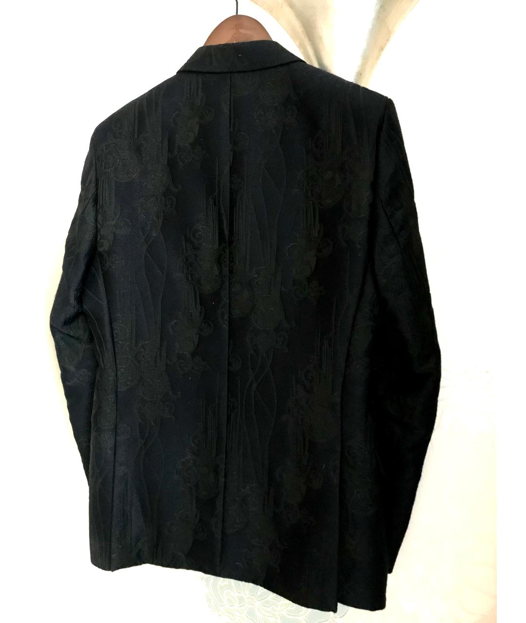 VERSACE COLLECTION Темно-синий кашемировый пиджак, фото 2