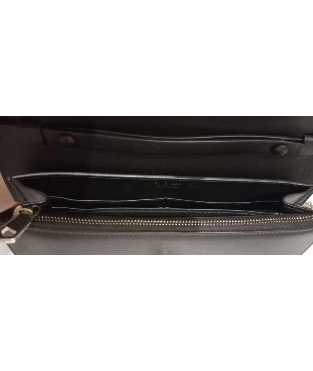 GIVENCHY Черная кожаная сумка через плечо, фото 6