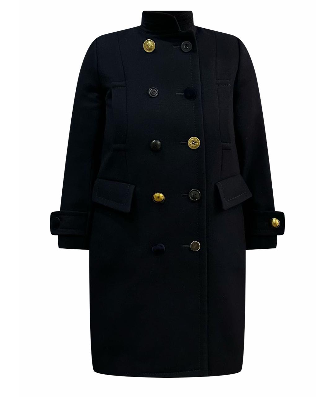 SACAI Темно-синее кашемировое пальто, фото 1