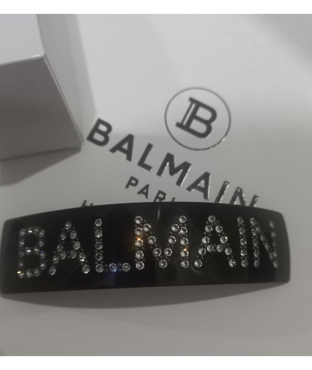 BALMAIN Черная заколка, фото 6