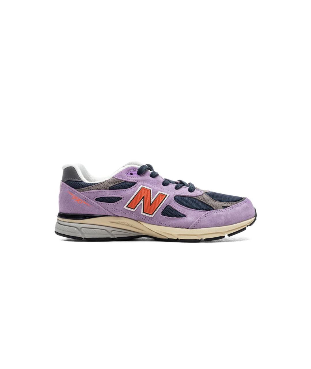 NEW BALANCE Фиолетовые замшевые кроссовки, фото 1