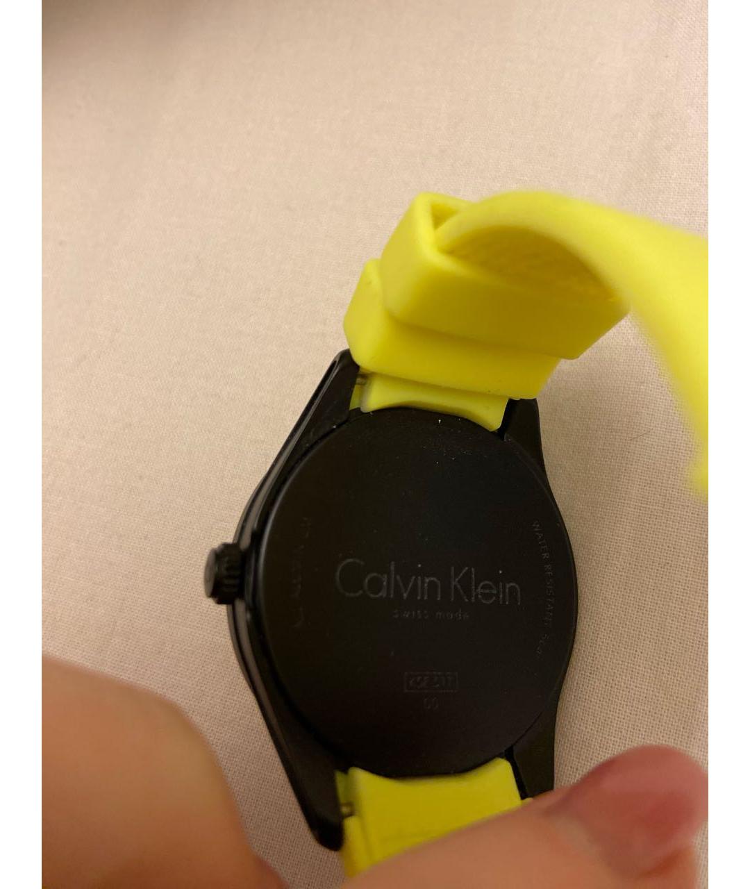 CALVIN KLEIN Желтые часы, фото 4