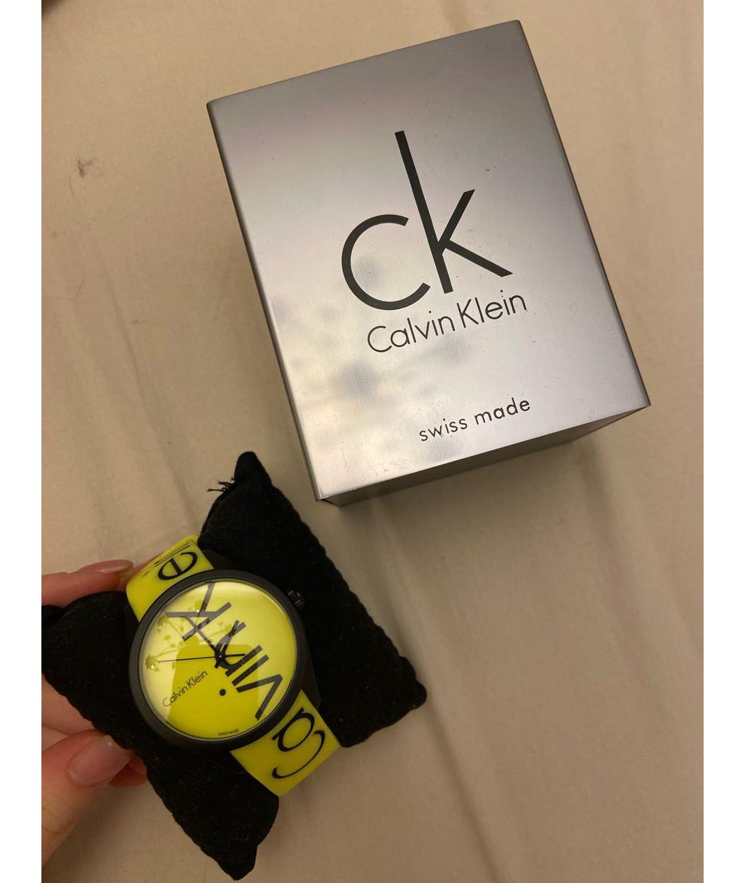 CALVIN KLEIN Желтые часы, фото 3