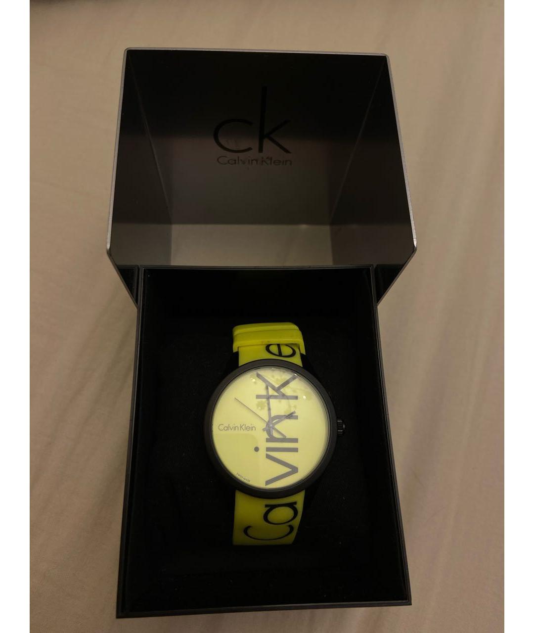 CALVIN KLEIN Желтые часы, фото 7