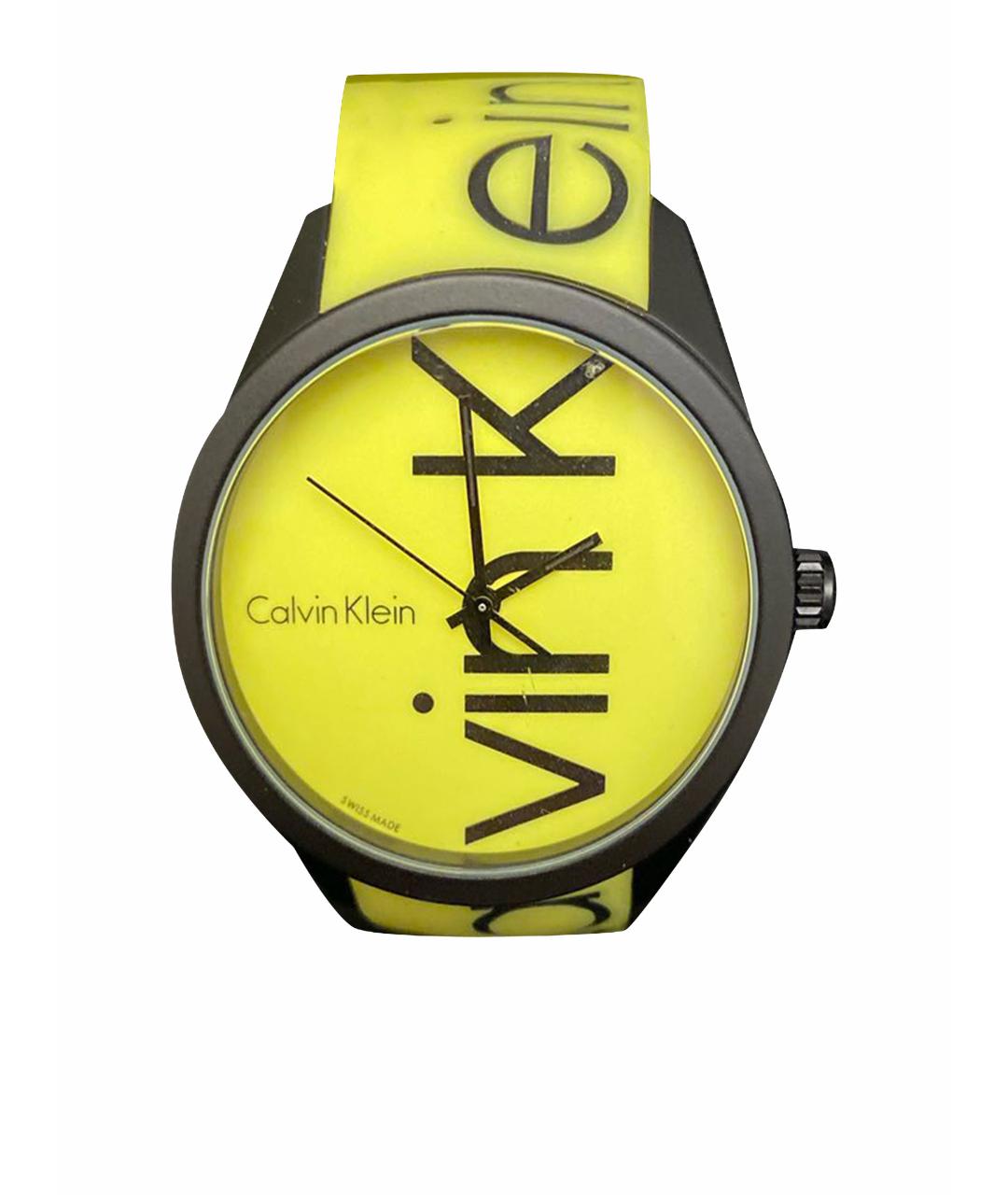 CALVIN KLEIN Желтые часы, фото 1