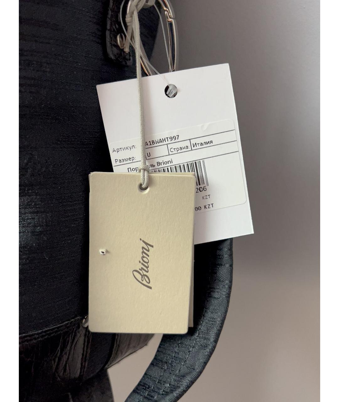 BRIONI Черный портфель, фото 3