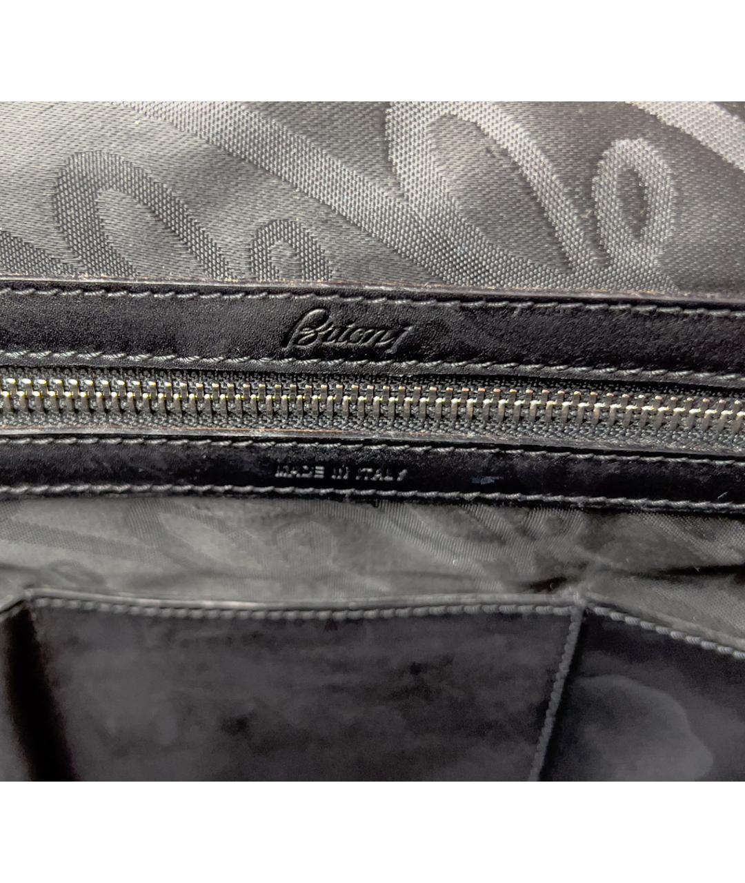 BRIONI Черный портфель, фото 6