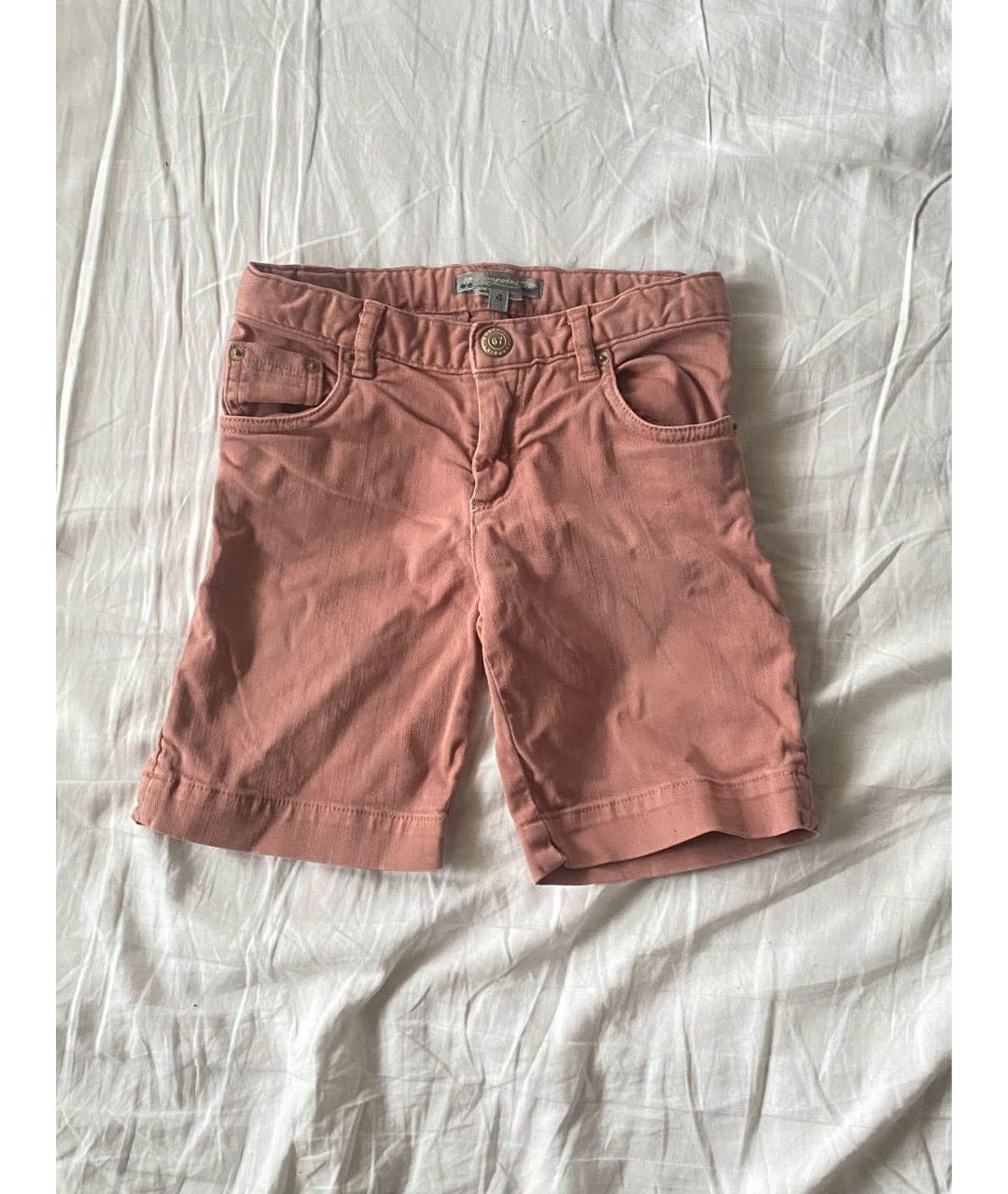 BONPOINT Розовые деним брюки и шорты, фото 5