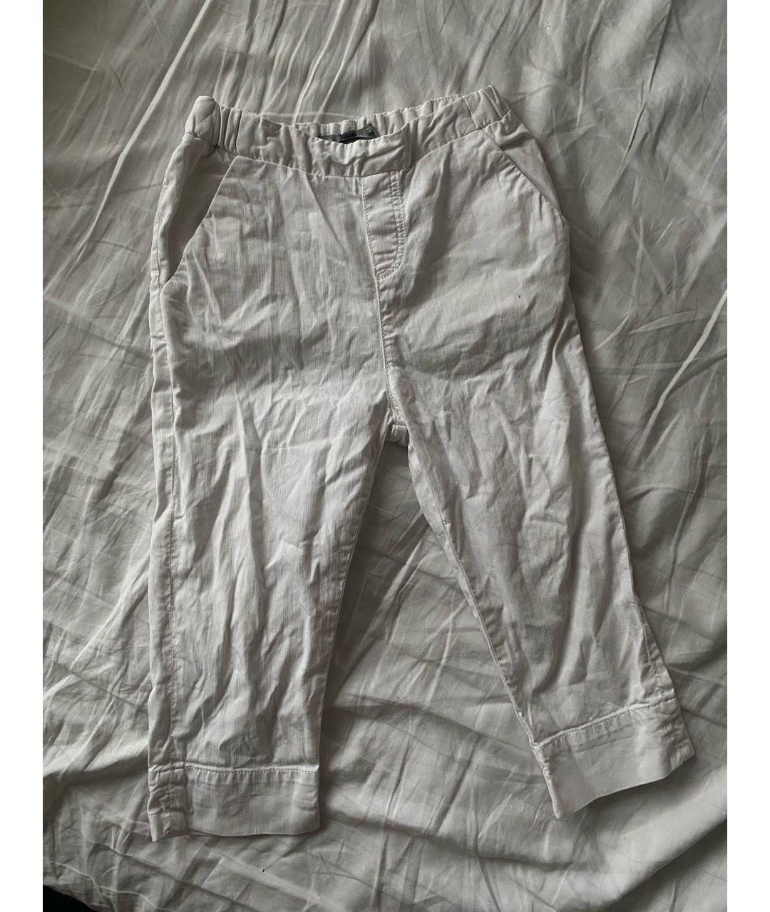 BONPOINT Белые хлопковые брюки и шорты, фото 5