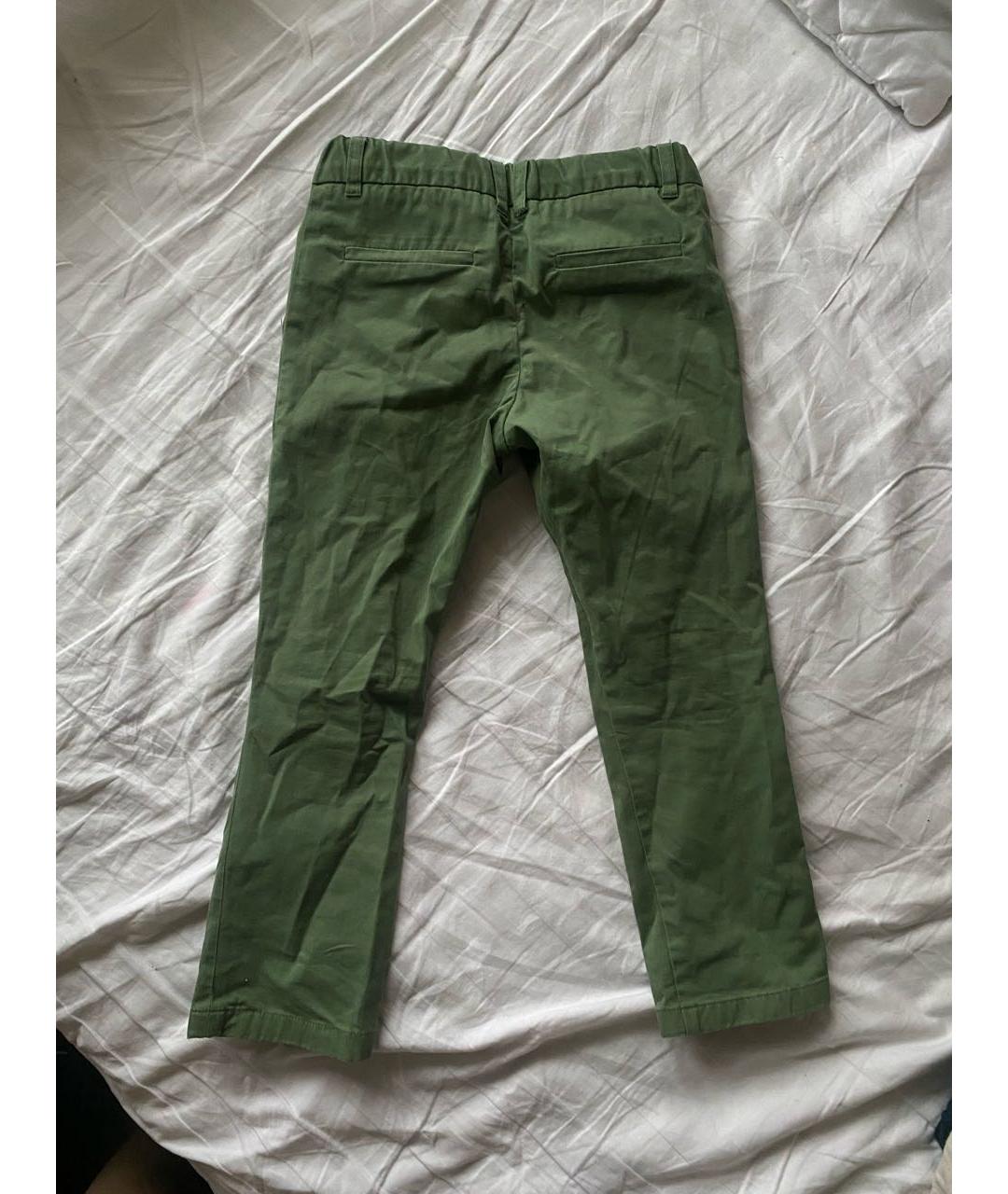 BABY DIOR Зеленые хлопковые детские джинсы, фото 2