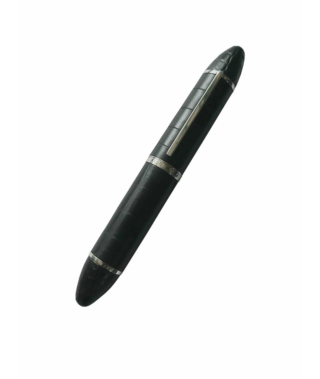 LOUIS VUITTON PRE-OWNED Черная чернильная ручка из экзотической кожи, фото 1