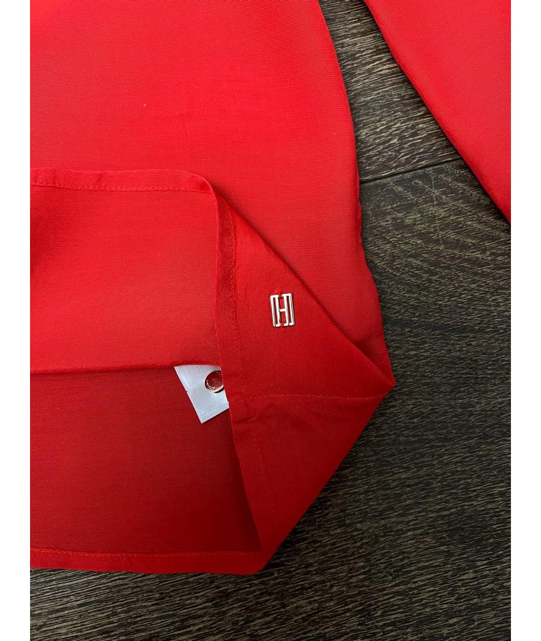 HILFIGER COLLECTION Красная вискозная блузы, фото 4