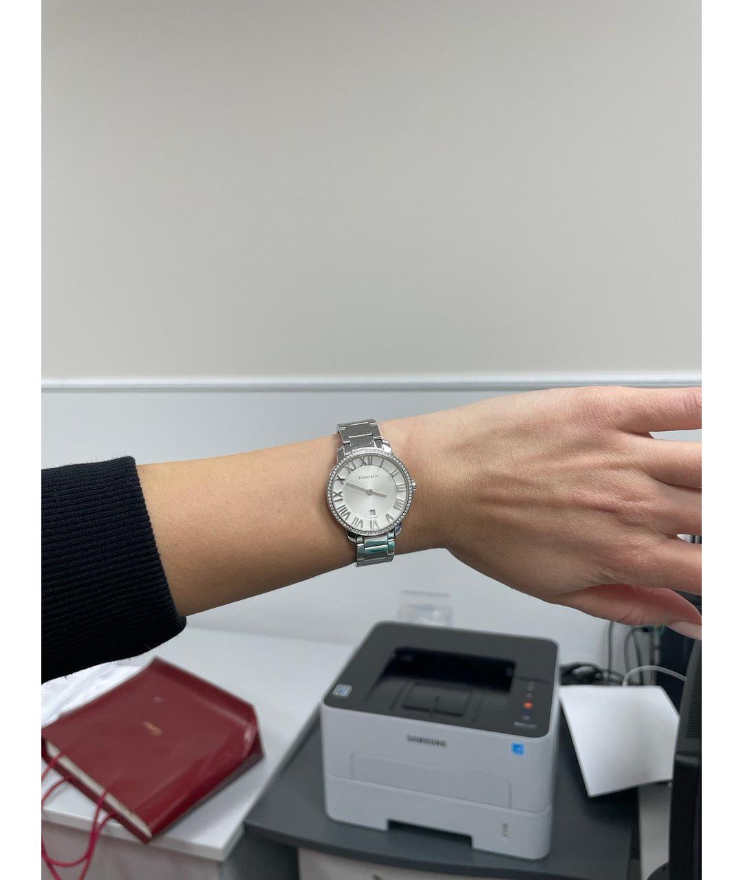 TIFFANY&CO Серебряные часы из белого золота, фото 9