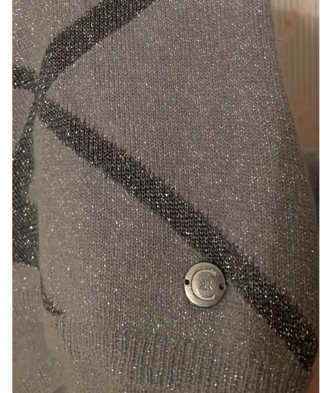 CERRUTI 1881 Серебрянный шерстяной джемпер / свитер, фото 4