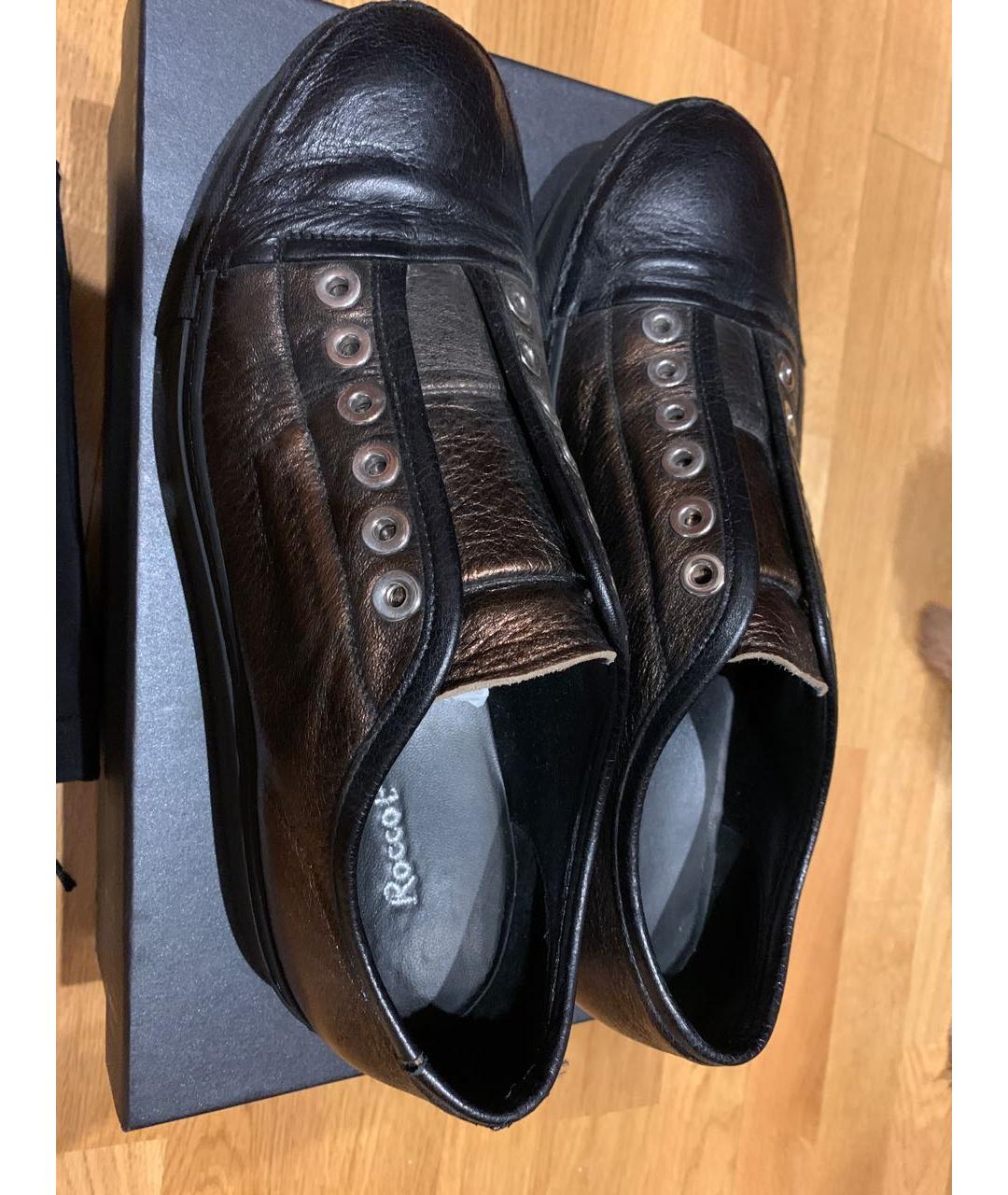 ROCCO P. Мульти кожаные низкие кроссовки / кеды, фото 3