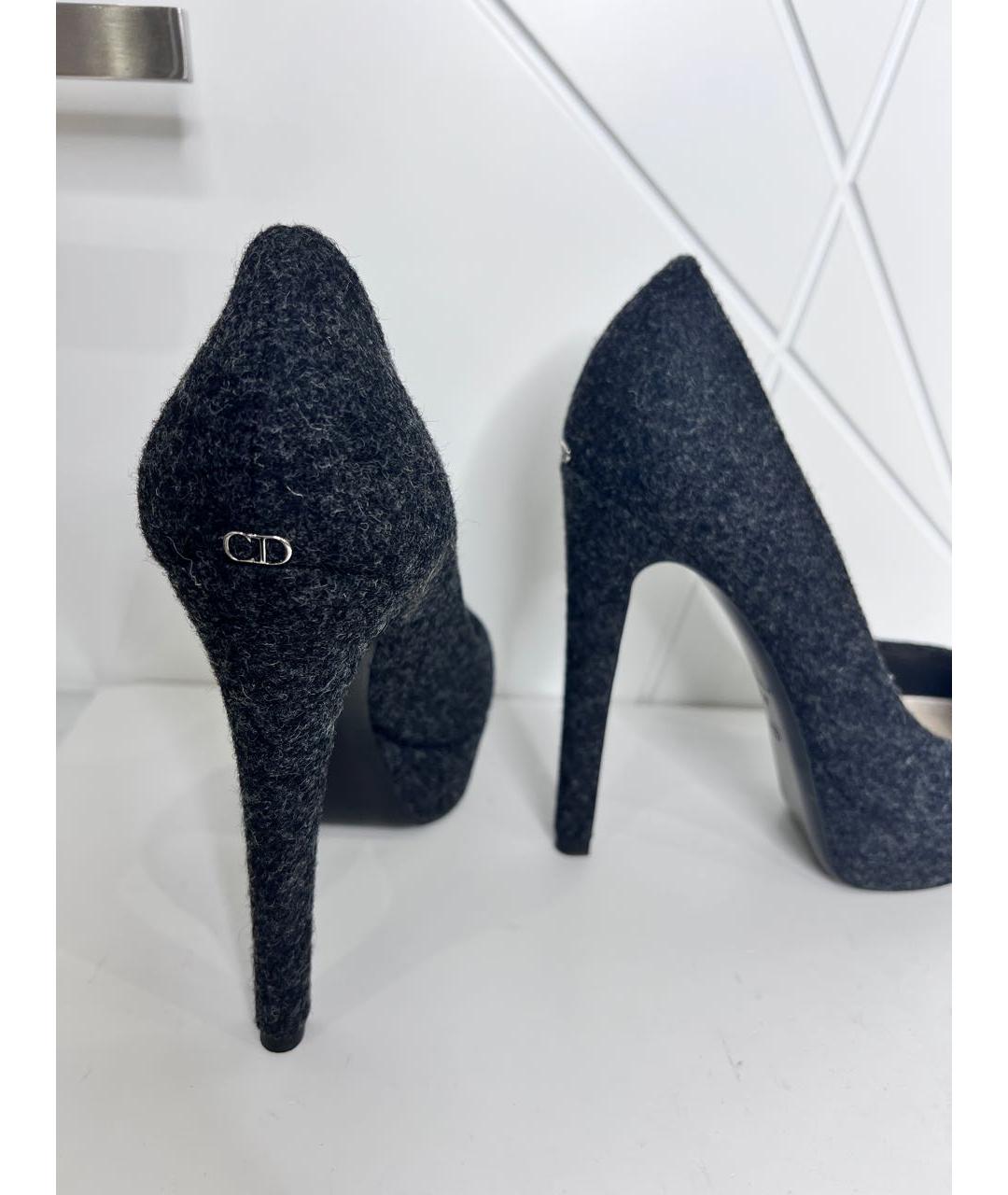 CHRISTIAN DIOR Серые туфли, фото 2