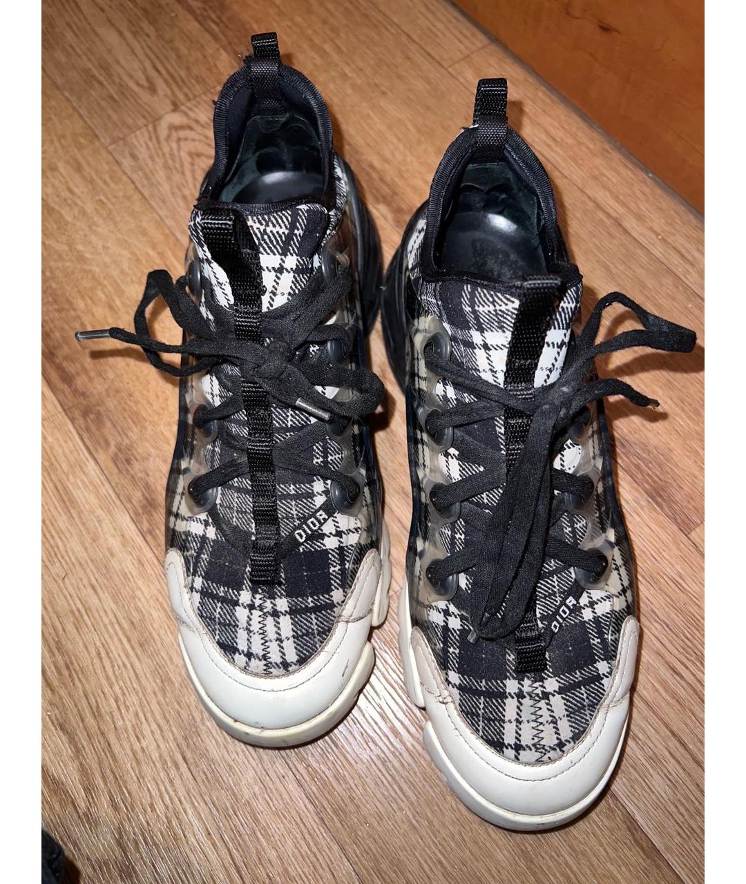 CHRISTIAN DIOR Черные текстильные кроссовки, фото 2