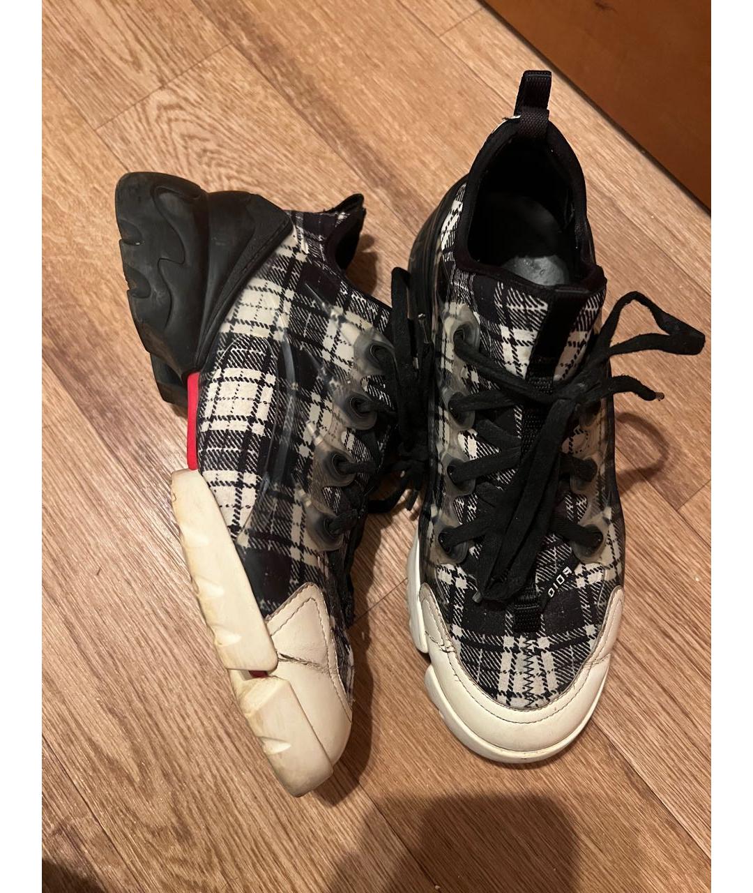 CHRISTIAN DIOR Черные текстильные кроссовки, фото 5