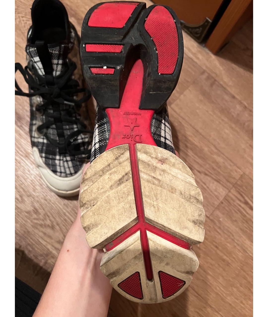 CHRISTIAN DIOR Черные текстильные кроссовки, фото 4