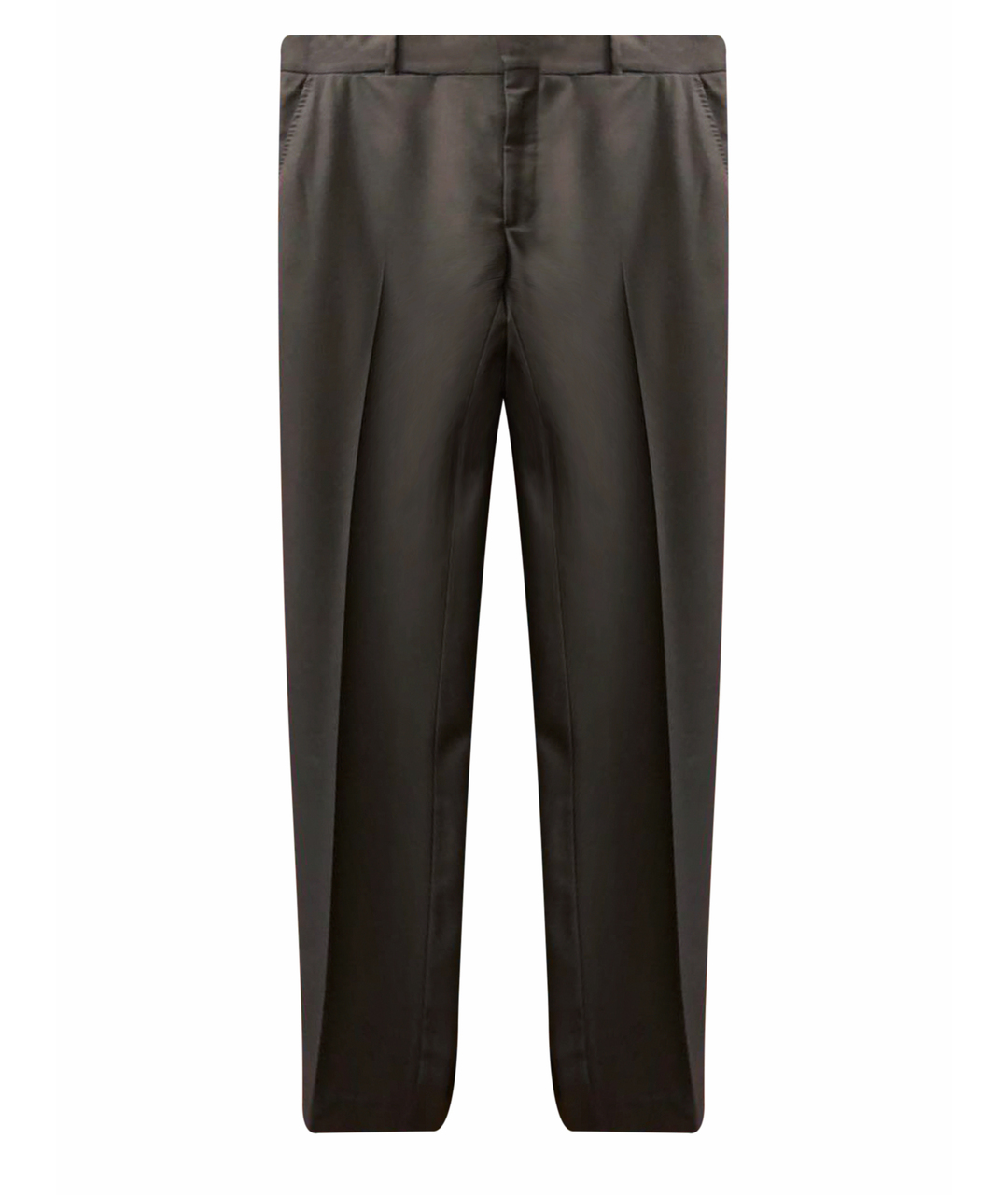ALEXANDER MCQUEEN Черные шерстяные классические брюки, фото 1