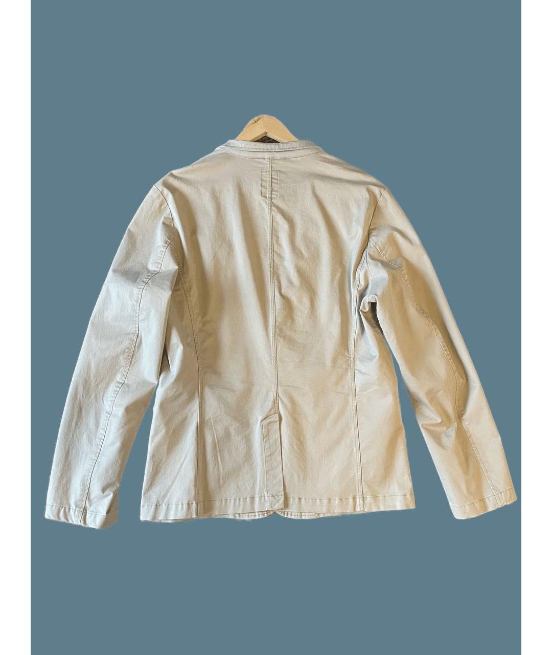 G-STAR Бежевый хлопко-эластановый пиджак, фото 2