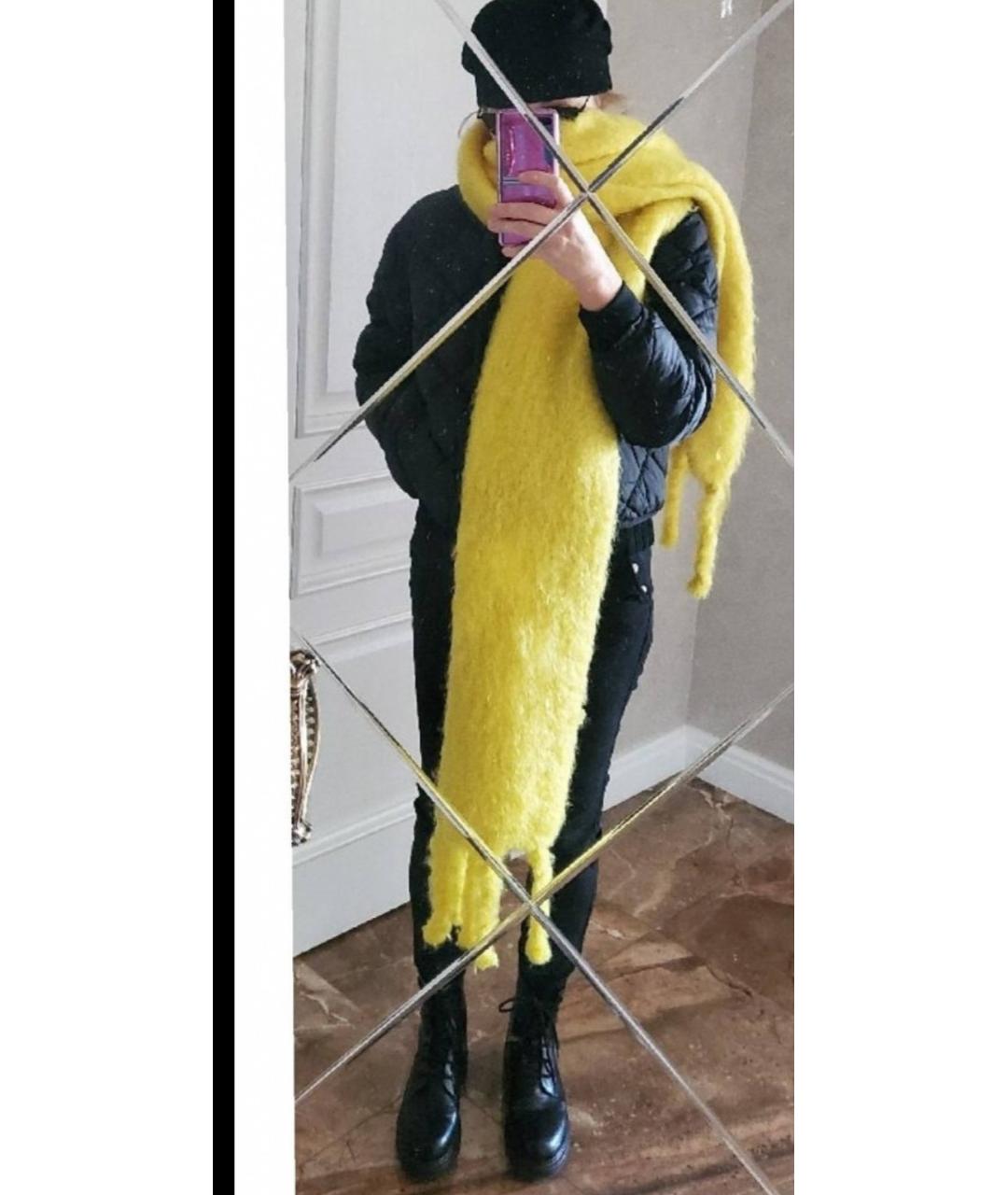 LOEWE Желтый шарф, фото 3