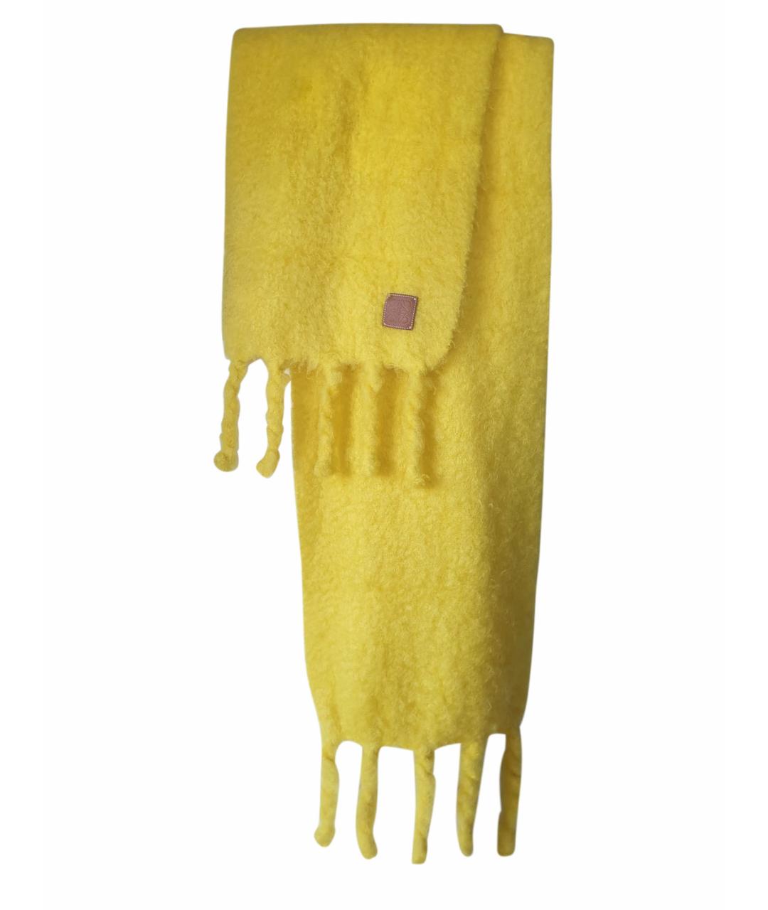 LOEWE Желтый шарф, фото 1
