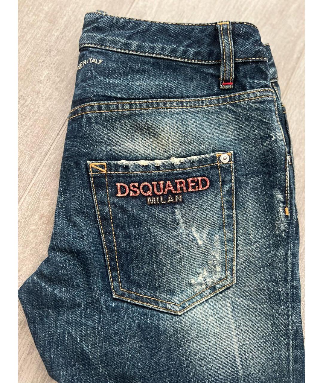 DSQUARED2 Синие джинсы клеш, фото 5