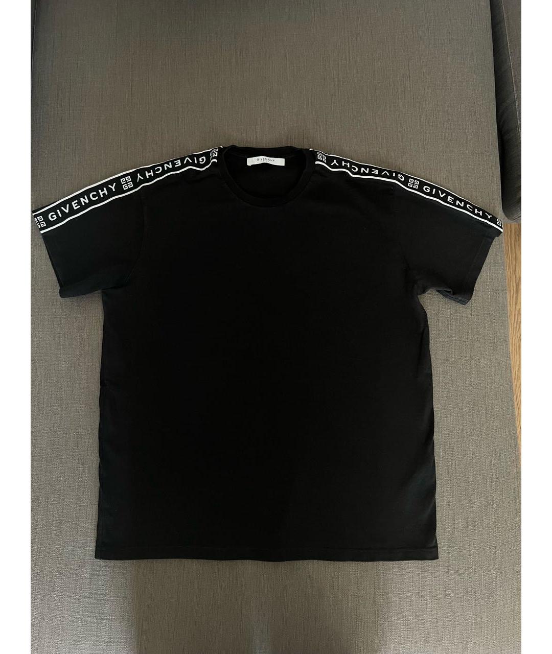 GIVENCHY Черная хлопковая футболка, фото 6